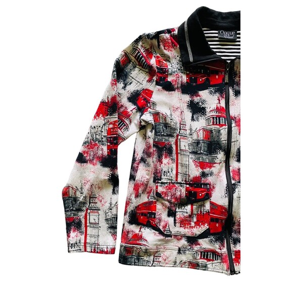 ONQUE CASUAL Womens’s Zip Sweater Jacket Size Medium - Picture 10 of 10